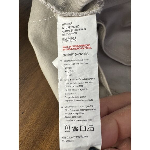 Refuge Womens Medium Khaki Micro Skort Pleated Mini Stretch Academia Y2K Preppy - Picture 8 of 11